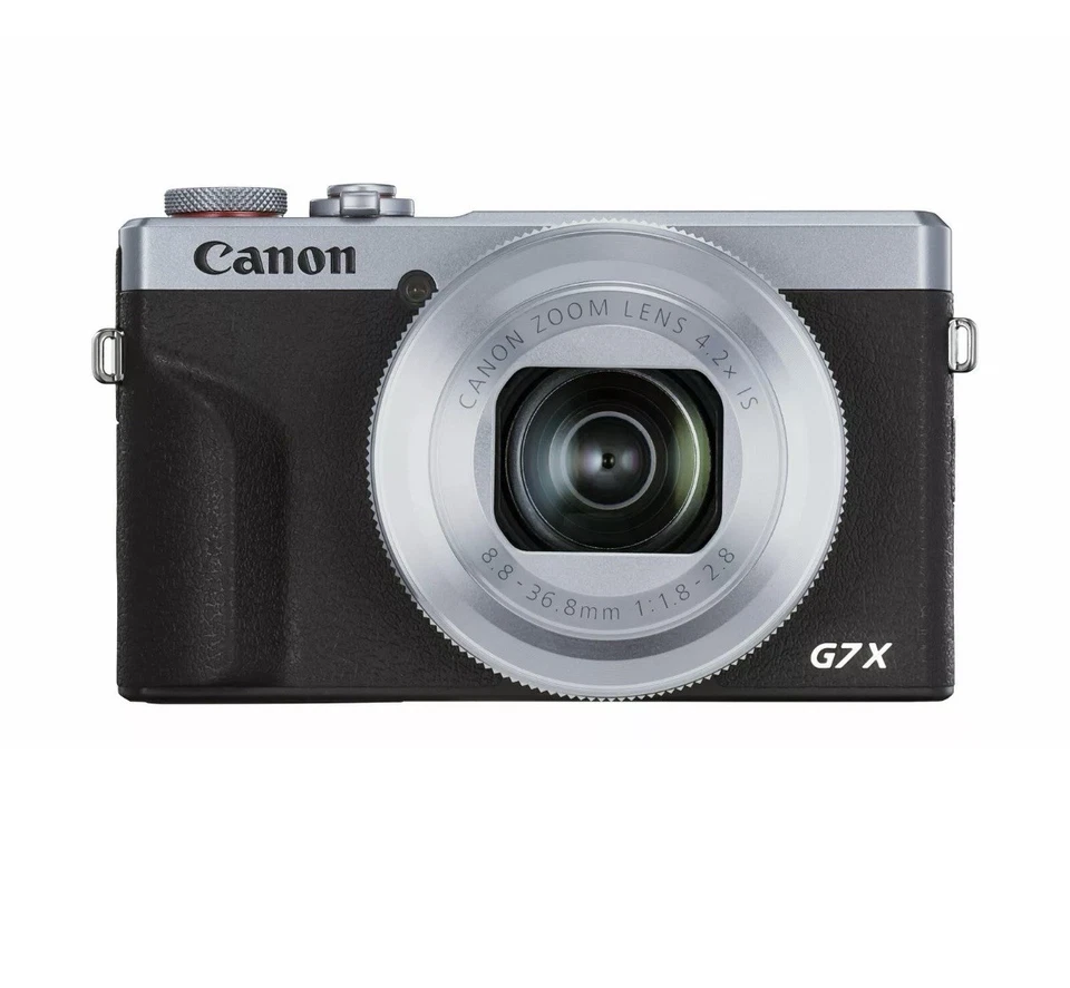 Canon PowerShot G7 X Mark III 20.1MP Kompaktkamera - Silber NEU/OVP - Fast Ship✅ - Bild 1 von 1