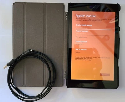 Amazon Fire HD 8 7th Gen 16GB + 32GB SSD Card Wi-Fi Tablet FREE SHIPPING - Image 1 of 4