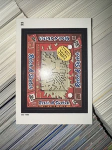 1991 Topps Wacky Packages RETCH A SKETCH Card Sticker #33 MINT Coupon Back - Picture 1 of 2
