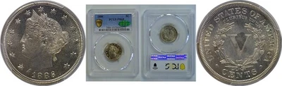 1886 Liberty Nickel   PCGS PR-65  CAC - Image 1 of 3