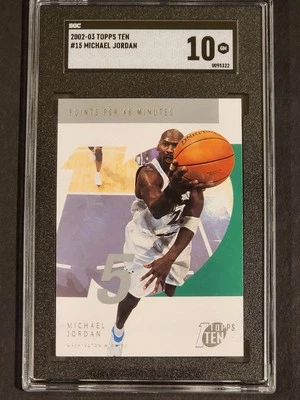 2002-03 Topps TEN #15 Michael Jordan Washington Wizards  - Image 1 of 3