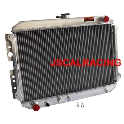 SPAWON Aluminum Radiator For Mazda B2000 B2200 L4 1982-1984 1986-1993 2Row - Image 1 of 4