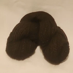 Handgesponnen Alpaka Naturgarn 2-fädig 4 Unzen 1 Hank - Bild 1 von 4