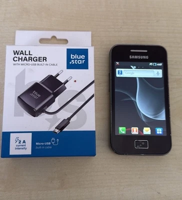 Samsung Galaxy ACE GT-S5830 Schwarz geprüft Händler Garantie Volle Funktion TOP - Bild 1 von 2