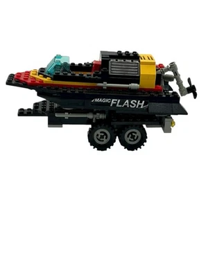 Lego Model Flash Magic Team Set 5581 Boat & Trailer Only Incomplete Retired 1993 - Image 1 of 4