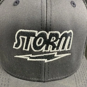 Six-Panel Twill Bowling Team Storm Hat - Grey - Picture 1 of 11