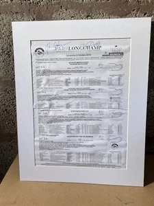 Frankie Dettori & John Godsen Signed Horse Racing Sheet - 2019 Paris Longchamp - Picture 1 of 8