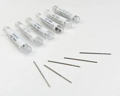 METRIC Twist Drills HSS 10 Each 6 Sizes 0.5mm to 1.0mm Jobber Drill Bits 60 Pcs - Image 1 of 4