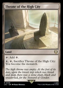 *MtG: 4x THRONE OF THE HIGH CITY - Commander Lord Rings Tales of Middle-Earth R* - Bild 1 von 1