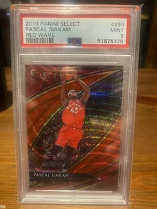 2019 Panini Select Pascal Siakam Red Wave #293 PSA 9 - Picture 1 of 3