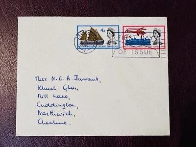 GB 1963 LIFEBOAT CONFERENCE FIRST DAY COVER FDC LEICESTER POSTMARK 2 STAMPS - Image 1 of 2