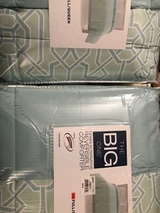 2X THE BIG ONE Down Alternative Reversible Comforter 3M SCOTCHGARD FULL/QUEEN, - Picture 1 of 9