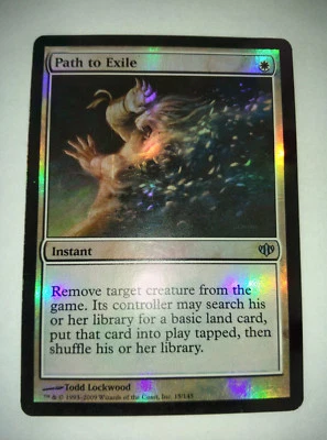Mtg Magic Path to Exile Foil Conflux Vo Fast Shipping and Tracking - Image 1 of 2