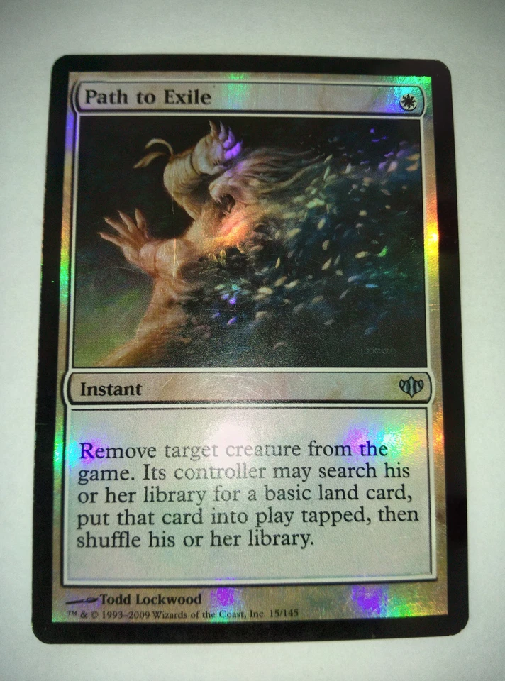 MTG Magic Path To Exile Foil Conflux Vo EXC And Tracking - Image 1 of 2