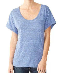 New Alternative Women’s Dreamer Eco-Jersey Tee T-Shirt Medium M Eco Pacific Blue - Picture 1 of 3