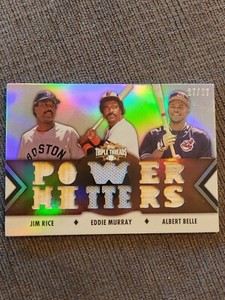 2012 Topps Triple Threads- Sepia Relic Combo Rice/Murray/Belle 27/27 # TTRC-2