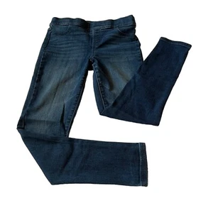 Vineyard Vines Jeans Girls 12 Blue Adjustable Pull On Skinny Stretch Denim Youth - Picture 1 of 16