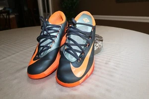 Nike KD 599424-007 Orange and Black Basketball Shoes Sneakers Men's US 8.5 - Picture 1 of 21