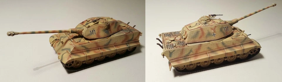 DRAGON ARMOR 1/72 Kingtiger Porsche T. w/Zimmerit s.Pz.Abt.503 June 1944 60105 - Immagine 1 di 1