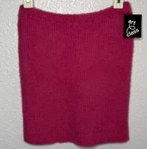 Art Class Girls Pink Fuzzy Ribbed Super Soft Sweater Pencil Skirt Size XL 14 New - Picture 1 of 7