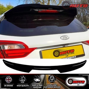 Ford Fiesta MK8 Standard Rear Spoiler Splitter Gloss Black 2018-2024 - Picture 1 of 9