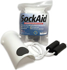 RMS Deluxe Sockenhilfe - Sockenhelfer mit Schaumstoffgriffen (für normale Socken)