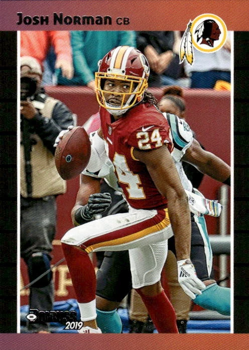 2019 Donruss Josh Norman #RET-19 Retro 1989 Washington Redskins 11I - Image 1 of 2