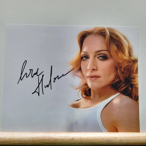 Madonna signed 8x10 photo w coa Cover
