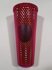 2019 Starbucks Holiday Limited Edition Nietenbecher 24oz - ROSA BRANDNEU - Bild 1 von 4