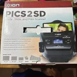 Ion Pics 2 SD Scanner Photo Slide and Film Scanner Complete Color Screen - Picture 1 of 3