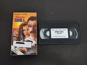 Sunset Grill Unrated New Line VHS Screener Copy Peter Weller Lori Singer