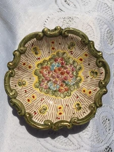 Signed Amalfi pottery trinket/decorative bowl - Picture 1 of 9