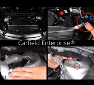 15-22 Ford Edge Vignale Endura Lincoln MKX 2nd Front Upper Strut Tower Bar Brace - Picture 1 of 7