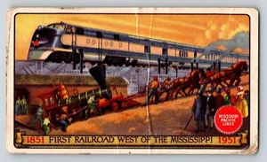 1951 Missouri Pacific Railroad Lines Pocket Wallet Calendar - Picture 1 of 2