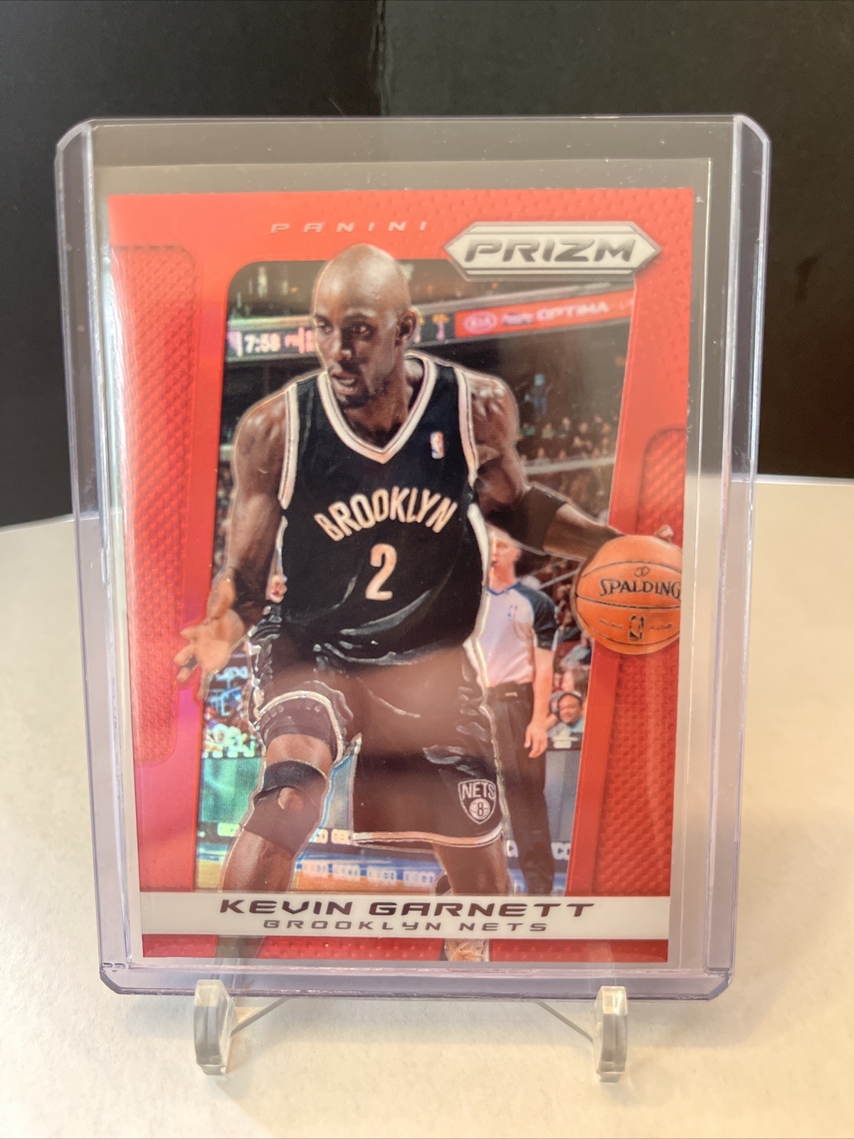 2013-14 Panini Prizm Prizms Red #76 Kevin Garnett