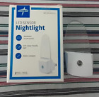 Plugin LED Night Lights Lamp Dusk to Dawn Sensor Hallway Kitchen Bathroom (2-PK)