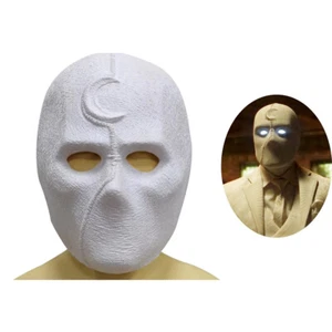 Moon Knight 2022 Mr Knight Mask Prop Cosplay Replica Mask White Ver - Picture 1 of 7