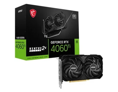 MSi GeForce RTX™ 4060 Ti VENTUS 2X BLACK 16G OC NUOVA MAI APERTA - Immagine 1 di 3