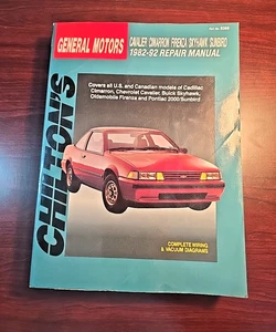 GM CAVALIER SUNBIRD SKYHAWK FIRENZA & MORE 1982-1994 CHILTON MANUAL - Picture 1 of 5