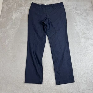 Acne Studios Derek T Twill AW14 Pants Mens Size 50 Blue Preowned Wool Trousers - Picture 1 of 10