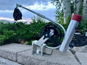 Big Jon Manual Downrigger Boom w/ Counter Pole Holder Manual Clamp - 22" Inches - Picture 1 of 14