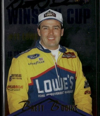 Signed 1996 Classic Clear Assets #63 Brett Bodine IP Auto - Image 1 of 2