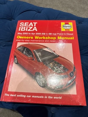 Seat Ibiza 2002-2008   Haynes  workshop manual - Image 1 of 4
