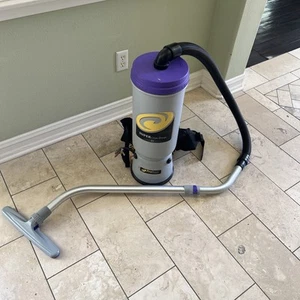 ProTeam Super Coach Backpack Hepa Vacuum SCM-1282 w Hose & Floor Nozzle - Picture 1 of 6