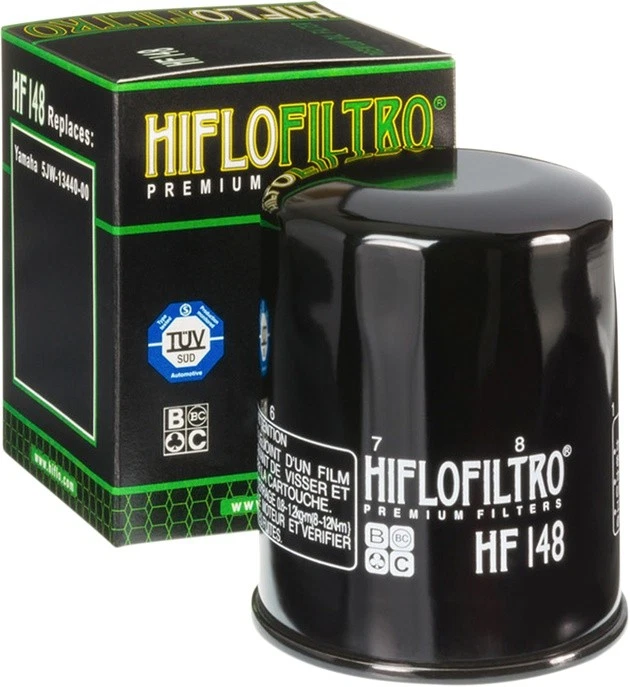 Filtro de óleo Hiflo preto #HF148 para Yamaha FJR1300A ABS/FJR1300/FJR1300AE - Imagem 1 de 1