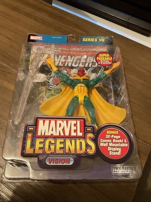 Figura de acción y cómic Marvel Legends Series VII Vision 2004 Toy Biz Foto 1 de 4