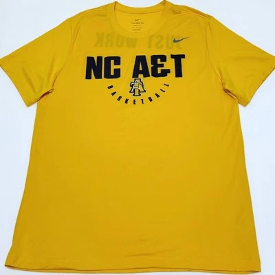 TEAM ISSUED Nike Dri-Fit North Carolina A&T Aggies basketball shirt Men's XL - Image 1 of 4