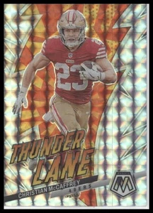 Mosaico Panini 2023 #TL-CMC Christian McCaffrey Thunder Lane Mosaic - Imagen 1 de 2