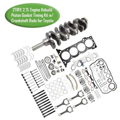 Engine Rebuild Kit 2TRFE 2.7L Fit for Toyota Tacoma 2005-2015 4Runner 2010 - Image 1 of 4