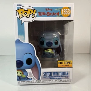 Funko POP! Stitch with Turtle Hot Topic Exclusive #1353 Vinyl Figur - Bild 1 von 9